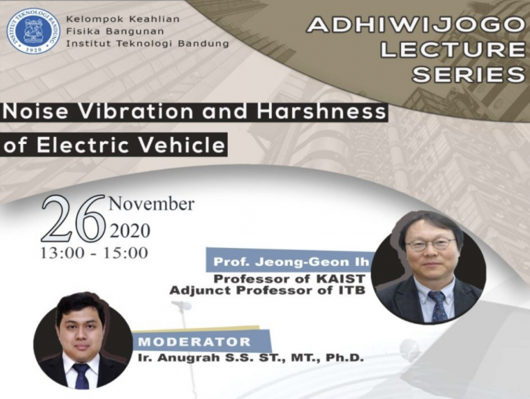 Belajar Bersama Terkait Noise Vibration and Harshness bersama Prof. Jeong-Geon Ih di Adhiwijogo Lecture Series