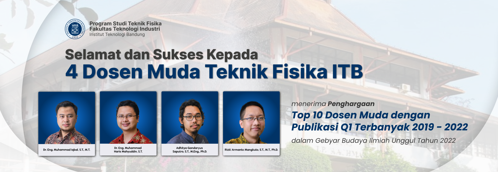 Banner Congrats Dosen